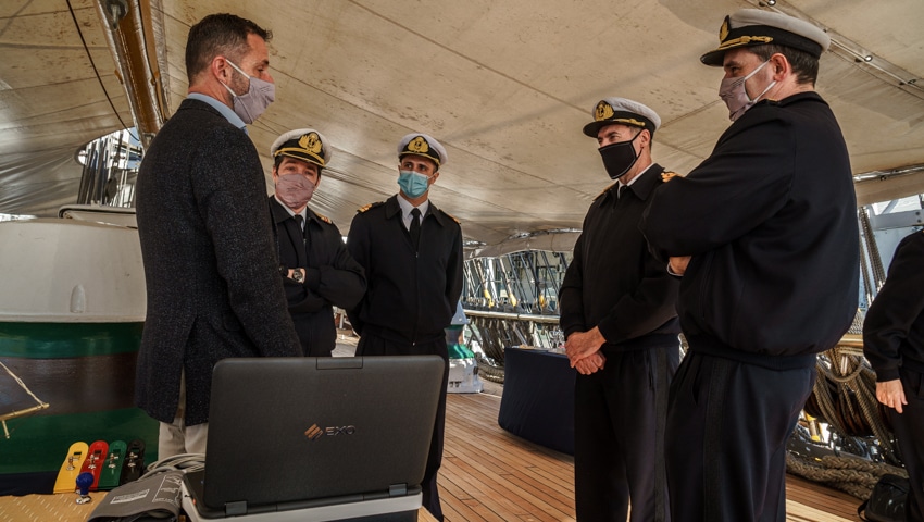 EXO contribuye con el cuidado de la salud de la Fragata ARA Libertad